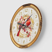 Cardinaal Wall Clock Grote Klok (Hoek)