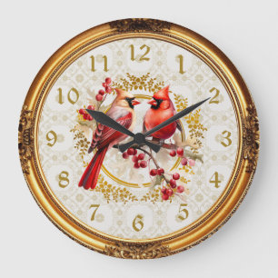 Cardinaal Wall Clock Grote Klok