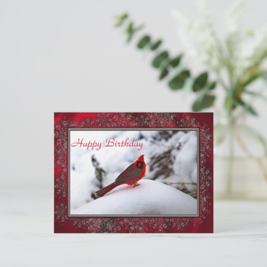Cardinal 6243 Frame Anniversaire Carte postale (Debout devant)