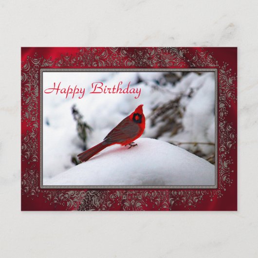 Cardinal 6243 Frame Anniversaire Carte postale (Devant)