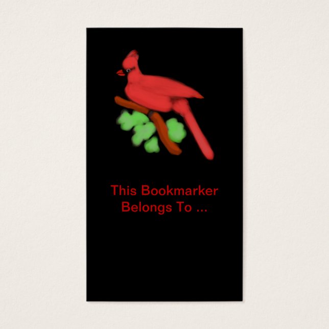 Cardinal Bookmarqueur-Personnalisable (Devant)