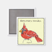Cardinal Cardinal Cute Magnet personnalisé (Recto/Verso)
