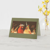 Cardinal carte famille (Fleur jaune)