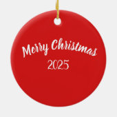 Cardinal Ceramic Ornament (Achterkant)