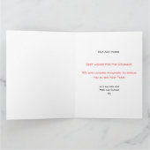 Cardinal Christmas card, Cardinal photo carte post (Intérieur)