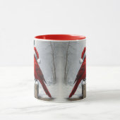 Cardinal Christmas Mug Sublimation Design (Centre)
