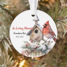 Cardinal de l'aquarelle commémorative