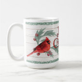 Cardinal de Noël 15 oz Mug classique (Gauche)