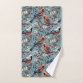 Cardinal de Noël d'hiver  (Serviette à main)