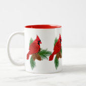 Cardinal de Noël Tasse à café de Noël (Gauche)