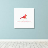 Cardinal de toile (Insitu (Plancher de Bois))