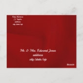 Cardinal d'hiver enregistrer la date Invitation (Dos)