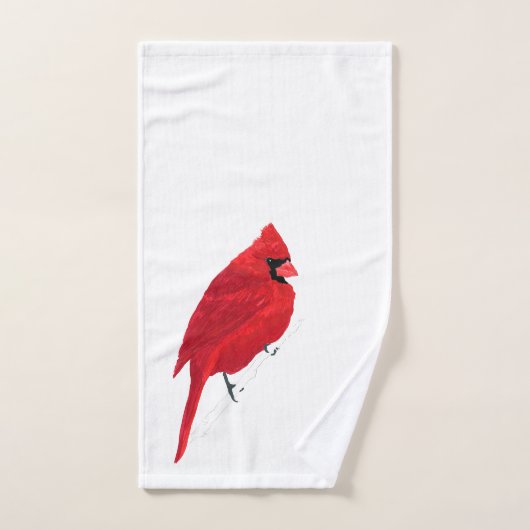 Cardinal du Nord (Serviette à main)