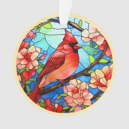 Cardinal / En memoriam Ornement acrylique (devant)