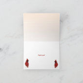 Cardinal en Merci des fleurs d'Apple (Intérieur)