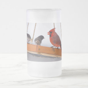 Cardinal et Juncos Gelé Beer Mug