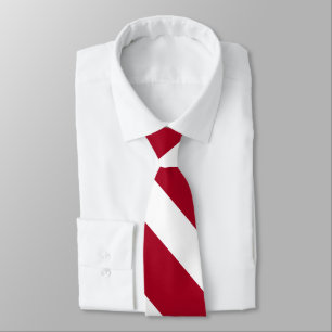 Cardinal et White University Stripe Cravate