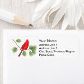 Cardinal Étiquette de adresse (En situation)