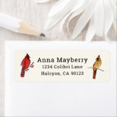 Cardinal Étiquette de adresse (En situation)