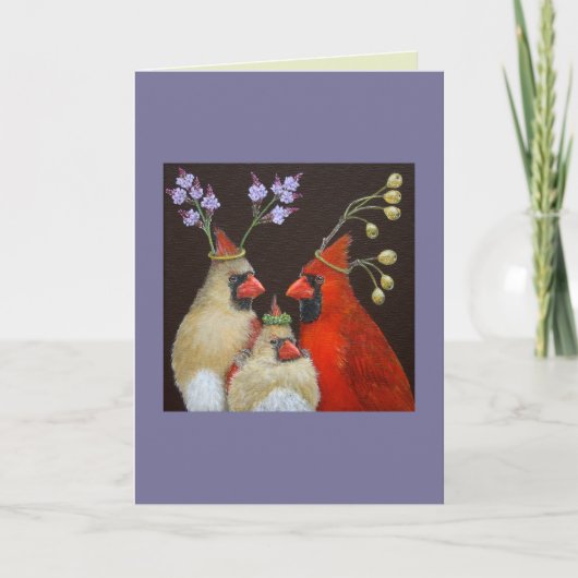 Cardinal Family carte portrait (Devant)
