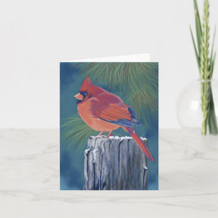 Cardinal Feestdagen Kaart