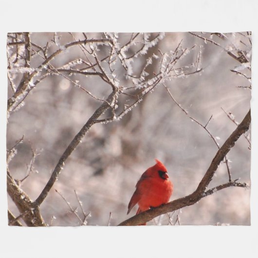 CARDINAL FLEECE DEKEN (Voorkant (Horizontaal))