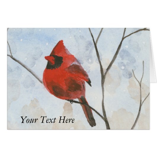 Cardinal Grey Card (Devant horizontal)