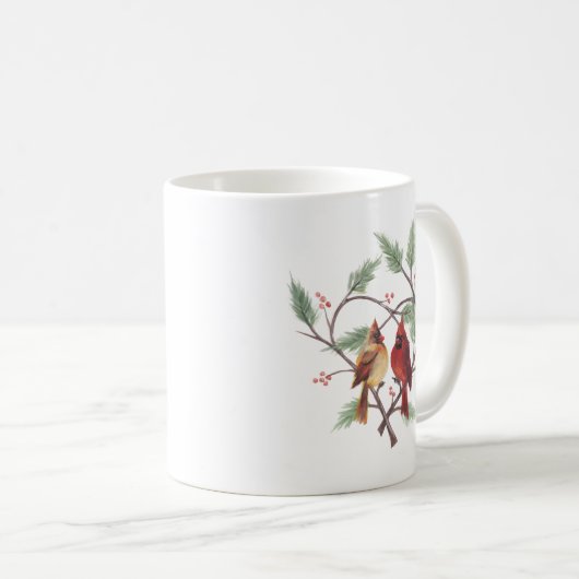 Cardinal Heart Mug (Devant droit)