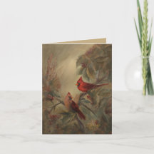 Cardinal Holiday Greeting beroemd gemaakt door Jas