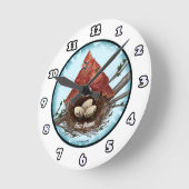 Cardinal Horloge du nid (Angle)