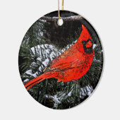 Cardinal Keramisch Ornament (Links)