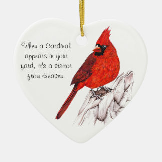 Cardinal Keramisch Ornament