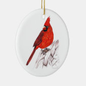 Cardinal Keramisch Ornament (Rechts)