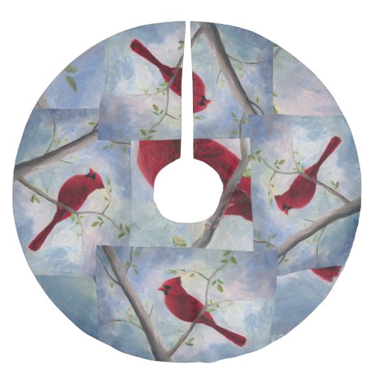 Cardinal Kerstboom Rok (Voorkant)