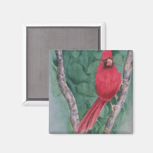 Cardinal Magnet (Recto/Verso)