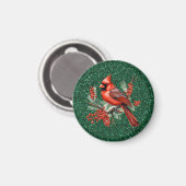 Cardinal Magnet (Recto/Verso)