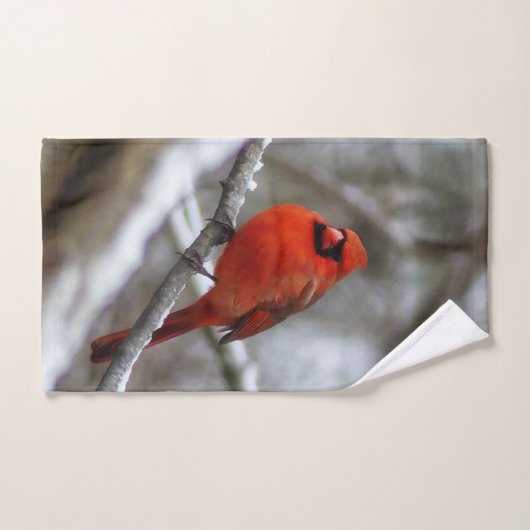 Cardinal masculin (Serviette à main)