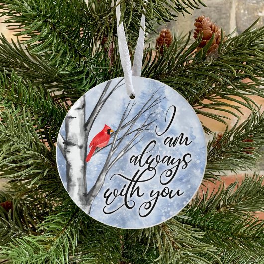 Cardinal Memorial Noël Ornement toujours avec