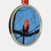 Cardinal Metalen Ornament (Rechts)