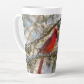 Cardinal Personnalisé Latte Mug (Angle gauche)