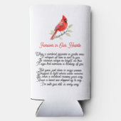 Cardinal Poem Memorial Keepsake (Achterkant)