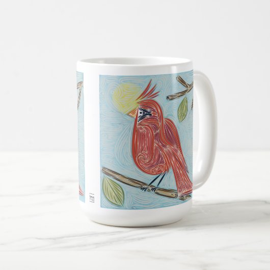 Cardinal Red Bird Mug (Devant droit)