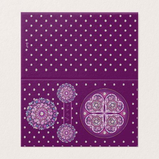 Cardinal Red Rosace (Outside Unfolded)