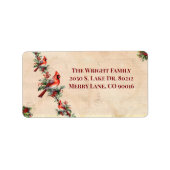 Cardinal Return Address Label (Voorkant)