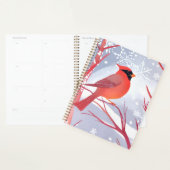 Cardinal rouge | Belle aquarelle peinture (Devant avec enveloppe)