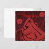 Cardinal rouge de Merci (Devant / Derrière)