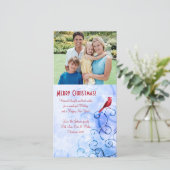 Cardinal Rouge & Fils : Carte de Noël Photo Famill (Debout devant)