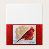 Cardinal Rouge - Joyeux Noël (Outside Unfolded)