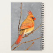 Cardinal sur la peinture de branche - Art original (Dos)