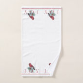 Cardinal sur mesure Noël (Serviette à main)